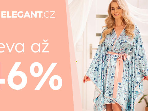 Elegant.cz Sleva až 46% na župany