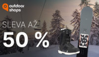 Outdoorshops.cz Sleva až 50% na snowboardové vybavení K2