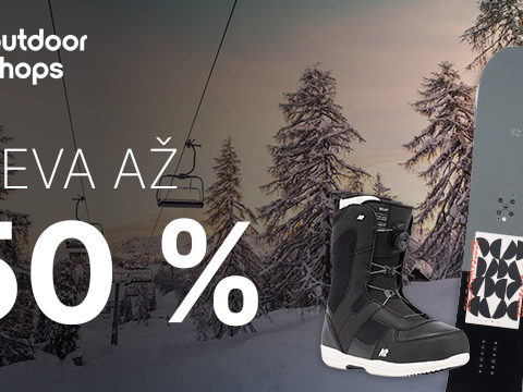 Outdoorshops.cz Sleva až 50% na snowboardové vybavení K2