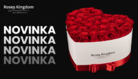 Roseskingdom.cz Flower box srdce DELUXE