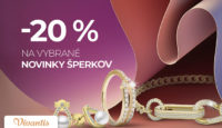 Vivantis.sk Sleva 20 % na vybrané novinky šperků