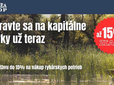 Andreashop.sk Zľava 15 % na rybárske potreby