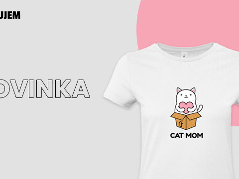 Shopujem.sk Dámské tričko - Cat mom