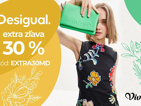 Vivantis.sk Extra zľava 30 % na Desigual