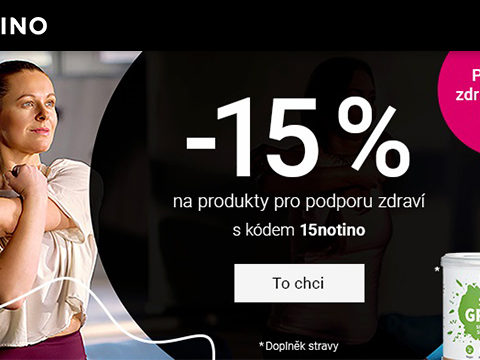 Notino.cz Sleva 15 % na podporu zdraví