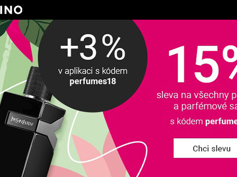Notino.cz Sleva 15 % na všechny parfémy a parfémové sady