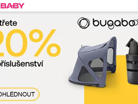 Funbaby.cz Sleva 20 % na příslušenství Bugaboo