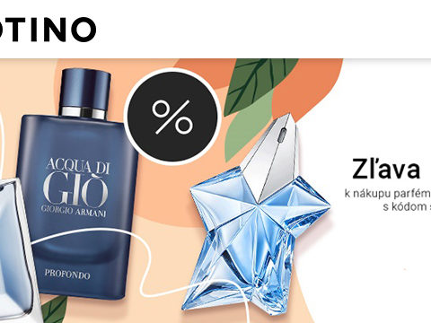 Notino.sk Zľava 10 € pri nákupu parfémov nad 80 €