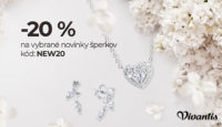 Vivantis.sk Zľava 20 % na vybrané novinky šperkov