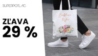 SuperPotlač.sk Zľava 29 % na štýlovou bavlnenou tašku