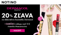 Notino.sk 20% zľava na Dermacol + darček k nákupu nad 400 €