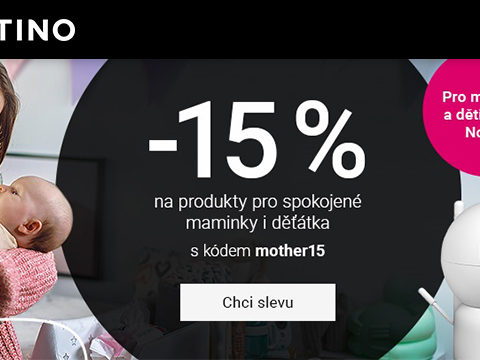 Notino.cz Sleva 15 % pro spokojené maminky a děťátka