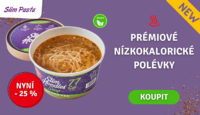 Slimpasta.cz Sleva 25 % na instantní polévky
