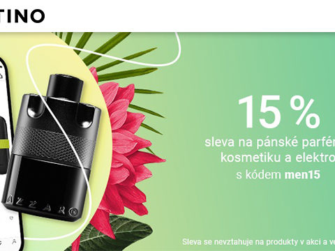 Notino.cz 15 % sleva na pánské parfémy