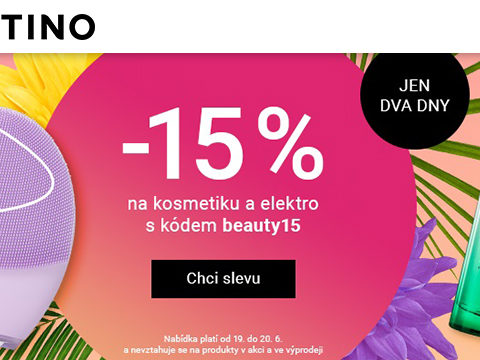 Notino.cz Sleva 15 % na kosmetiku a elektro