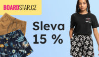 BoardStar.cz Sleva 15 % na kraťasy