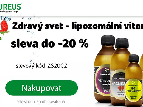 Naureus.cz Sleva 20 % na lipozomální vitamíny