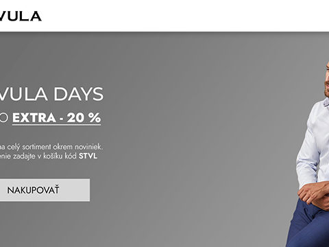 Stevula.sk Stevula Days - Extra Sleva 20 %