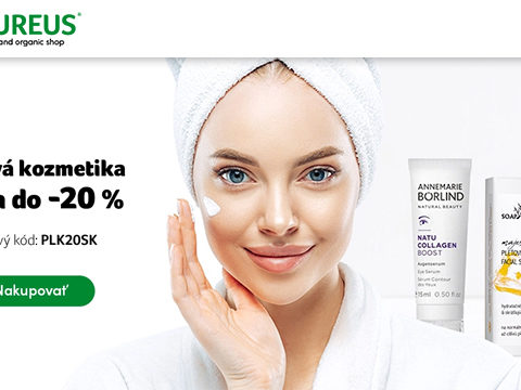 Naureus.sk Zľava 20 % na pleťovú kozmetiku