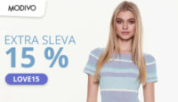 Modivo.cz Extra sleva 15 % na vybrané produkty