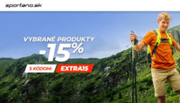 Sportano.sk Extra zľava 15 % na športové produkty