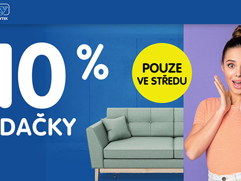 OKAY.cz Sleva 10 % na sedačky