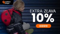 Outdoorshops.cz Extra zľava 10 % na detské produkty