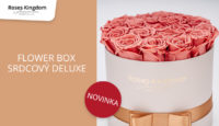 Roseskingdom.sk Flower box srdcový DELUXE