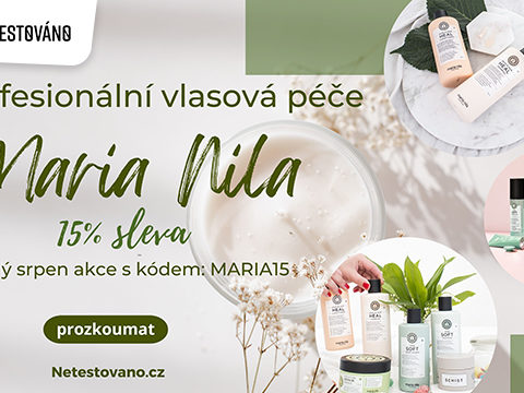 Netestovano.cz Sleva 15 % na profesionální vlasovou péči Maria Nila