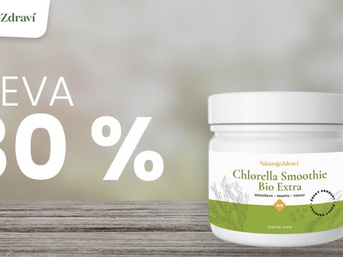 Nastrojezdravi.cz Sleva 30 % na Chlorella Smoothie Bio Extra