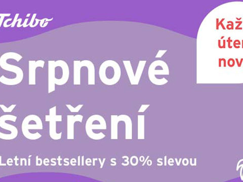 Tchibo.cz - bonus/cashback Srpnový týdenní bestseller