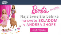 Andreashop.sk Veľký výpredaj hračiek Barbie