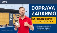Andreashop.sk Využi dopravu ZADARMO na Slovenskú poštu a do Balíkoboxu