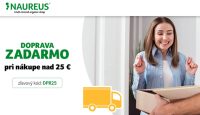 Naureus.sk Doprava zadarmo pri nákupe nad 25 €
