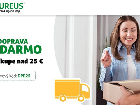 Naureus.sk Doprava zadarmo pri nákupe nad 25 €