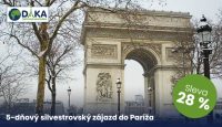 Cestovnakancelariadaka.sk Zľava 28 % na 5-dňový silvestrovský zájazd do Paríža