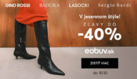 eobuv.sk Zľavy až do -40% na jesenné kolekcie. Dnes je posledná šanca - zistiť viac!